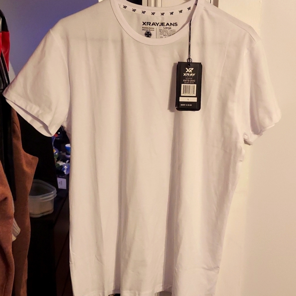 XRAYJEANS White shirt Large ultimate we stretch